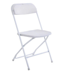 White Plastic Folding Chairs